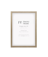 Kit de cadre photo en bois MDF style nordique A3 A4 noir naturel blanc pour décoration murale