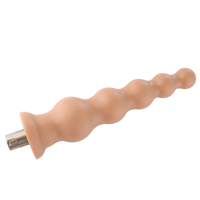 Auxfun 8.27 "TPE Gode Anal Perle Attachement avec 3XLR 3 broches Connecteur pour le sexe Poussée Machine Produits Intimes En Gros