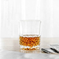 Luxe glazen vintage loodvrije whisky decanterset met aangepaste verpakking houten/premium cadeauverpakking