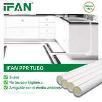 Tuyau en polypropylène PPR de couleur, norme allemande, échantillon gratuit, OEM, usine Ifan