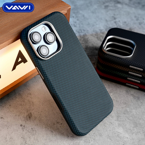 Custodia Magnetica Adesiva VAWI L139 con Cornice in Metallo per <span class=keywords><strong>iPhone</strong></span> 13/14/15/16/17 Pro Max, <span class=keywords><strong>Cover</strong></span> Antiurto in <span class=keywords><strong>Pelle</strong></span> - Product Image 3