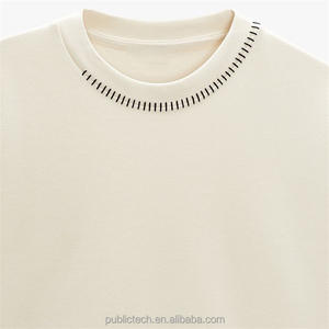 OEM Vente en gros 100% coton de haute qualité T-shirt uni à manches courtes sans couture avec logo personnalisé pour hommes - Product Image 4