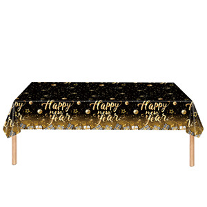 Décorations de fête du Nouvel An pour 24 invités, noir et or, <span class=keywords><strong>Hello</strong></span> 2027, ensemble de vaisselle jetable, serviettes, fournitures pour fête d'anniversaire - Product Image 4