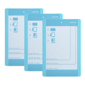 Diylobby Card Mat Joy 4.5*6.25 Inch Adhesive Durable Sticky Blue Craft Quilting Cut Mats Accessories - Product Image 1