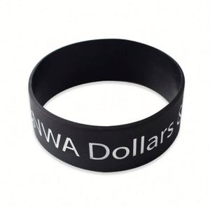 Pulsera de Silicona Personalizada con Logotipo, Rellena de Tinta Inyectada, para Regalos Promocionales - Product Image 2