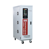 Nouveau régulateur de tension triphasé Shell 15K 30K 60K 100K pour appareils industriels et stabilisateur de tension de bureau, sortie 380V