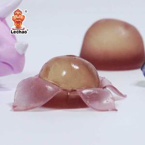 Bonbons gélifiés Lechao, saveur multi-fruits, halal, forme ronde, bonbons gélifiés à peler, fabricant chinois - Product Image 2