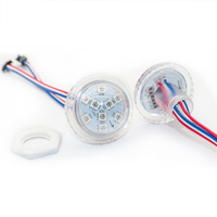 Luces LED RGB de 35 mm para Exteriores, con Cambio de Color, Fuente de Luz Puntual Permanente, Decoración para Parques de Atracciones y Carnavales