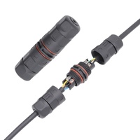 Vis Fixation LED Power Driver Câble Connecteur M20 2 3 4Pin Assemblage L Connecteur Fil à Fil Plastique Étanche Connecteur IP68