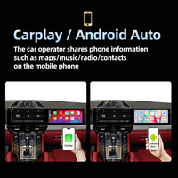 Nouvelle Arrivée Radio Voiture Android à Double Écran de 24,6 Pouces, Lecteur Multimédia GPS et Carplay pour Porsche Cayenne 92A 2010-2017