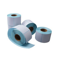 Étiquettes personnalisées pour codes-barres et expédition, autocollants imperméables en BOPP PET, étiquettes thermiques directes, étiquettes imprimées sur mesure