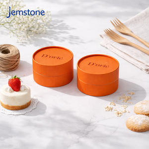 Caja de Embalaje de Cartón Kraft Ecológica Personalizada para Pasteles y Chocolate, Tubo Cilíndrico para Regalos, Embalaje de Tubo de Papel Kraft de Grado Alimenticio Personalizado - Product Image 5