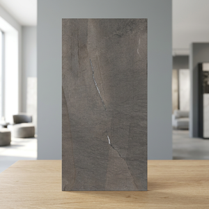 Velencia Moka Carving Glazed Porcelain Tiles Rustic Stone Look Matte Finish 24x48inch Floor Wall Tile - Product Image 2