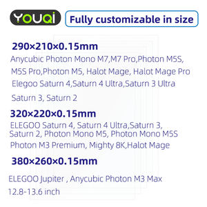 Film HDF prix usine YouQi amélioré de ACF pour imprimante 3D en résine LCD Phrozen Mighty 8k 8ks Sonic Mighty 4K,halot <span class=keywords><strong>Mage</strong></span> - Product Image 6