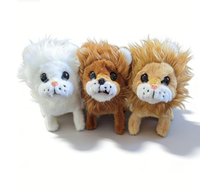 Jouet électrique, grand lion en peluche qui rugit et marche, style amusant et mignon, en plastique et coton, animal de compagnie animé pour enfants, unisexe