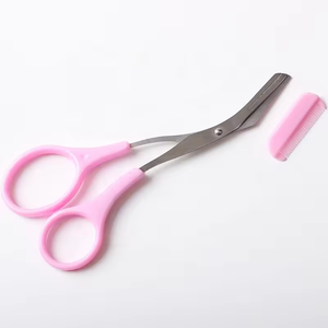Tijeras para cejas con peine para cejas para mujer, tijeras para cejas, herramienta de maquillaje mágica - Product Image 2
