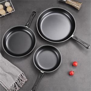 Mini poêle ronde antiadhésive épaisse pour steak, poêle plate en fer pour crêpes, saucisses, œufs, ustensiles de cuisine pour le petit-déjeuner - Product Image 3