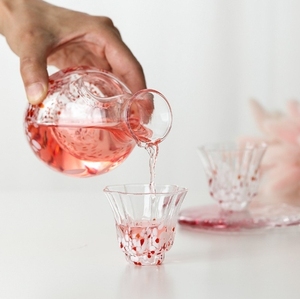 Farbenfrohes Dot One Pot Two Cups Sake-Geschenkset Hochzeits- und Geburtstagsgeschenk Wein-Set Kristallglas-Haushaltsset - Product Image 5