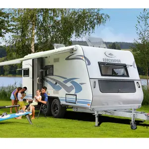 Manley Nieuwe Luxe Familie 2 Slaapkamer Caravan Camper Paar Reizen Aanhanger