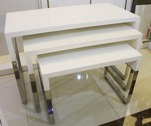 Nest Van 3 Tafels Winkelcentrum Moderne Stijl Tafelkleed <span class=keywords><strong>Display</strong></span> <span class=keywords><strong>Stand</strong></span> - Product Image 5