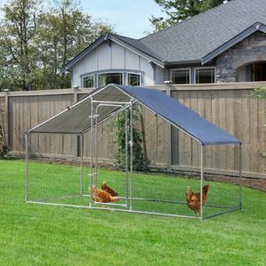 Sıcak satış ucuz fiyat açık büyük Metal tavuk kümesi/tavuk koşusu - Product Image 3