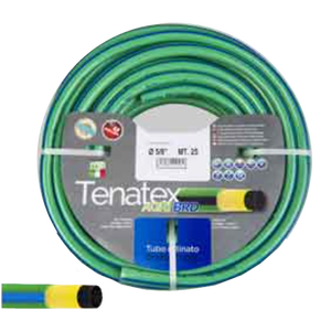 TUBO RETINATO 'TENATEX AGRI' 15 mm (5/8 ") X 25 Mt Servicio de Corte Personalizable Distribuidor Italiano - Product Image 1