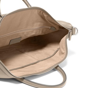 Bolso de hombro de cuero puro para mujer, bolso Weekender de espuma con cierre de cremallera, suave y elegante para cámaras DSLR y sin espejo - Product Image 4