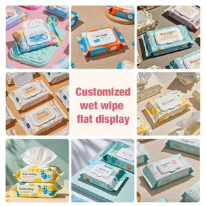 Fournisseur certifié Lingettes humides en <span class=keywords><strong>bambou</strong></span> à base d'eau douce et lavables 99.9 pour bébés - Product Image 5
