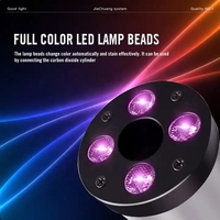 Machine à Jet de CO2 RGB Led pour DJ Pistolet à Fumée à Effet Spécial pour Discothèque Bar Party