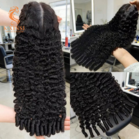 Perruque Lace Front en Cheveux Humains Vierges Bruts Alignés avec les Cuticules, Bouclés Birmans, 13x6/13x4/9x6, Dentelle HD Transparente, Densité 300%