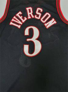 <span class=keywords><strong>Maillot</strong></span> de basket-ball brodé pour jeunes adultes personnalisé 3 maillots de basket-ball <span class=keywords><strong>Allen</strong></span> <span class=keywords><strong>Iverson</strong></span> - Product Image 3