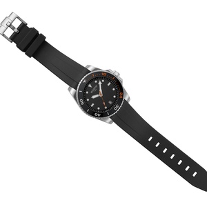 Montre à quartz pour homme personnalisée avec lunette rotative en céramique, cadran lumineux, bracelet en caoutchouc interchangeable, boîtier en acier inoxydable 316L, vente flash - Product Image 6