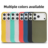 Coque de téléphone portable en TPU écologique antichoc, douce au toucher, pressée à chaud, durable, certifiée GRS pour iPhone 17 18 Pro Max
