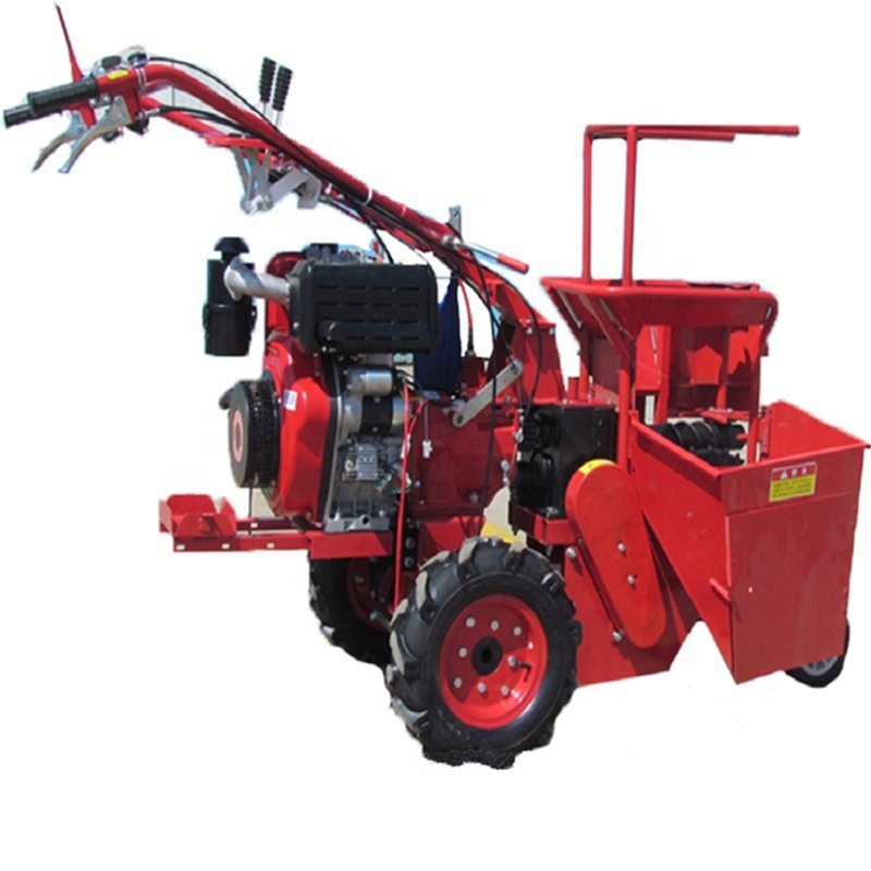 Agricultural Walking Tractor Driven Mini Corn Harvester
