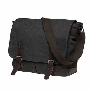 Bolsa de Mensajero de Lona Retro para Hombre, para Todas las Temporadas, Estilo Vintage, Impermeable, Bolsa de Hombro Tipo Bandolera para Verano - Product Image 2
