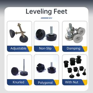 Patas de Nivelación Ajustables de Plástico Antideslizantes con Rosca M6 M8 M10 para Sillas, Electrodomésticos, Mesas, Gabinetes y Muebles - Product Image 3