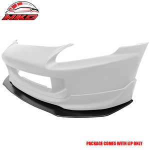 Compatible con Honda S2000 AP2 2004-2009, Labio de Parachoques Delantero Sin Pintar, Negro - Product Image 2