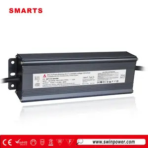 CE Terdaftar 200-240VAC 12V 24V 48W Driver Dimmable Led Dali untuk Lokasi Lembab & Kering