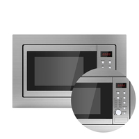 Four à micro-ondes multifonctionnel à convection intégré en acier inoxydable avec grill
