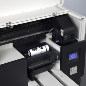 Mini Impresora UV DTF de rollo a rollo A3, colores CMYK, decoraciones personalizadas para láminas acrílicas, impresora UV automática de cama plana XP600 de 30*40cm - Product Image 6