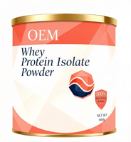 460g OEM Natural Whey Protein Isolate Powder untuk Pemulihan & Pertumbuhan Otot Dewasa