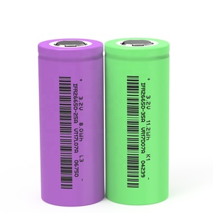 Baterías de Iones de Litio Cilíndricas Recargables LiFePO4 de Alta Capacidad, 3.2V 3000Ah, Tasa de Descarga 10C, 3.2V 26650 - Product Image 3