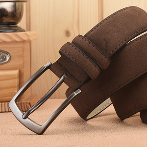 <span class=keywords><strong>Ceinture</strong></span> en daim vintage à faible MOQ pour homme, en alliage, cadeau d'anniversaire pour petit ami, <span class=keywords><strong>ceinture</strong></span> de luxe en cuir PU de qualité pour pantalon décontracté - Product Image 4