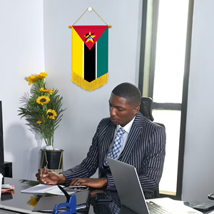 Wholesale Mini Pennant Car Flags Mozambique Wall Decor <b>Small</b> Ornaments Hanging Digital Printing Satin Material - Product Image 4