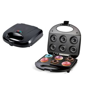 Máquina para Hacer Donuts, Eléctrica, de 6 Orificios, Redonda, Negra, para Uso en Panadería - Product Image 2