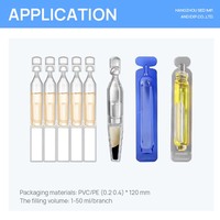 Machine de remplissage et de scellage automatique de liquides en ampoules orales en plastique de haute qualité