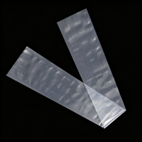 Sacs en plastique thermoscellables de qualité alimentaire LDPE pour l'emballage des glaçons avec impression sérigraphique et poignée en patch pour commandes personnalisées