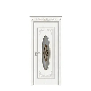 उपन्यास और सस्ते उत्पादों पीवीसी शौचालय दरवाजा निविड़ अंधकार सफेद बाथरूम स्लाइडिंग दरवाजा पीवीसी सील