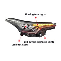 Nuevo para 2018-2020 para IZOA: Conjunto de faros con luces LED diurnas y direccionales secuenciales, 12V 45W de alta potencia