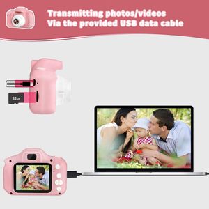 Mini appareil photo numérique pour enfants avec écran Full HD 1080P de 2,4 pouces, prêt pour les selfies - Product Image 5
